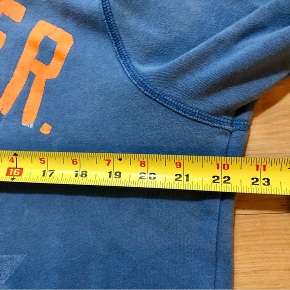 American Eagle Soft Blue And Orange Hoodie - Men’s Medium - Picture 6 of 10